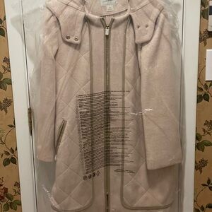 Club Monaco Women's Quilted  wool blend Coat